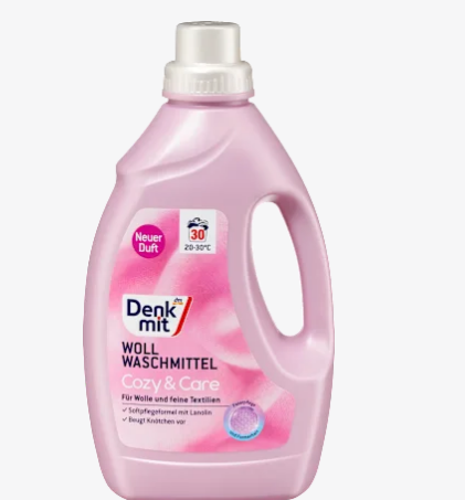 Гель Denkmit  для прання вовни Cozy & Care, 1,5 л, 30 прань