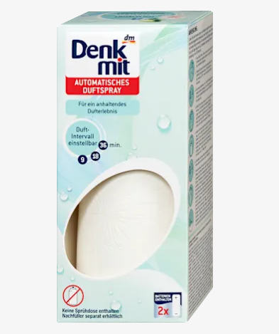 Автоматичний аромадиспенсер Denkmit Lufterfrischer Automatisches Spray, Einzelgerät, 1 шт