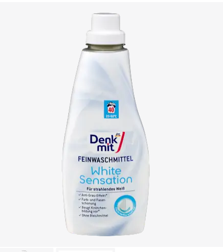 Гель для прання Denkmit для білої білизни White Sensation,1 л
