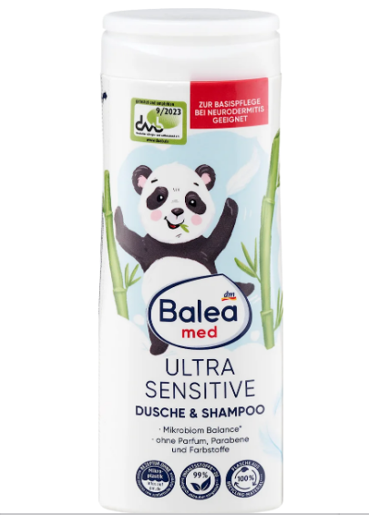 Дитячий гель для душу та шампунь Denkmit Ultra Sensitive для чутливої шкіри 300 мл