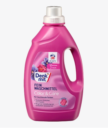 Гель для стирки Denkmit для деликатной одежды Color & Care 1500 мл, 30W