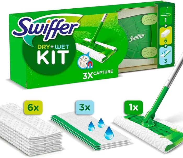 Швабра Swiffer Dry + Wet Kit для сухой и влажной уборки
