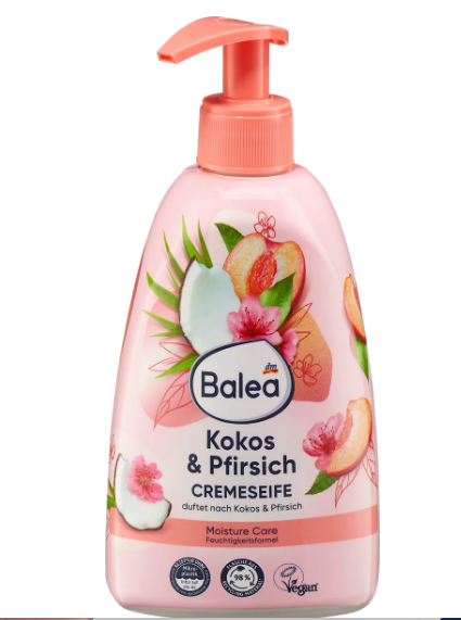 Рідке мило Balea Pfirsich & Коkos Персик і Кокос 500 мл