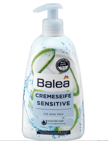 Рідке мило Balea Sensitive Aloe Vera з екстрактом алое вера для чутливої шкіри 500 мл
