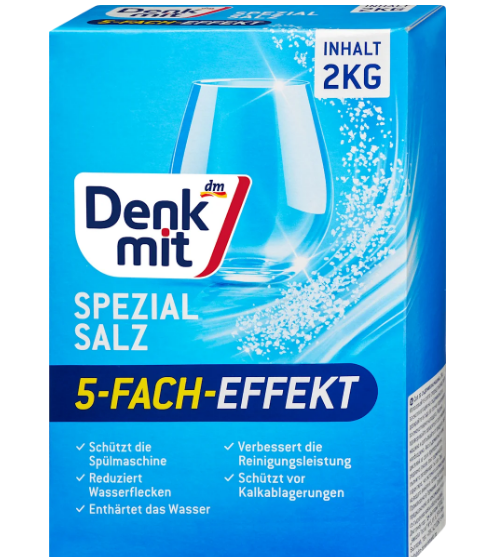 Сіль для посудомийних машин Denkmit Spezialsalz 5-Fach Effect 2 кг
