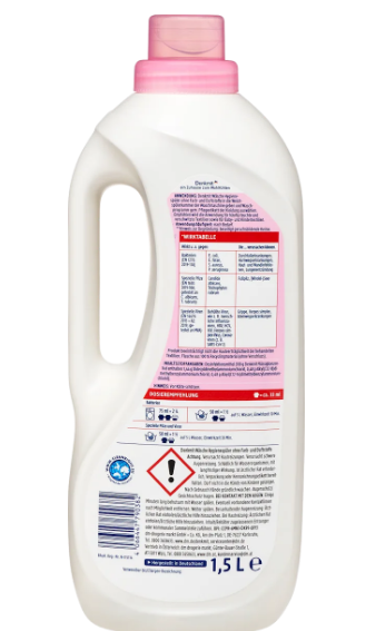 Гіпоалергенний дезінфікуючий ополіскувач Denkmit Hygiene-Spüler Sensitiv 1.5 л (20 прань)