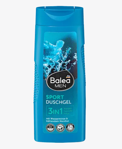 Чоловічий гель для душу Balea Sport Duschgel Men 3в1, 300 мл