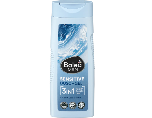 Чоловічий гель для душу Balea Sensetiv Duschgel Men 3в1, 300 мл