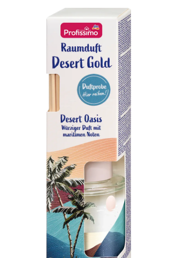 Аромадифузор Profissimo Desert Oasis з ароматом пряного чебрецю та морських ноток з ніжним мускусом, 90 мл