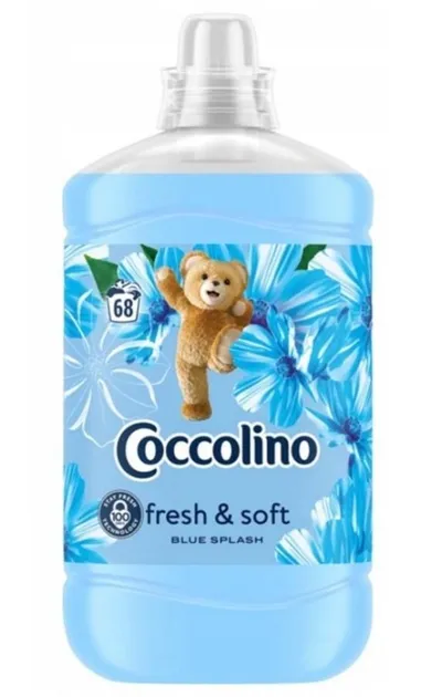 Кондиціонер-ополіскувач для одягу Coccolino Blue Splash, 68 прань, 1700 мл