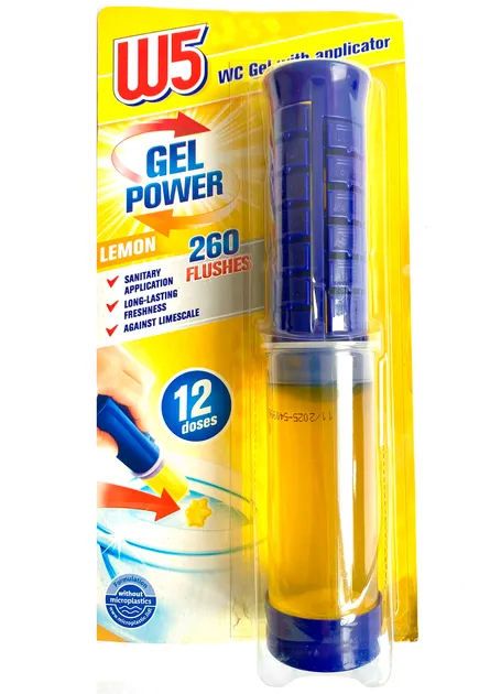 Гелевый шприц для унитаза W5 Lemon, 12