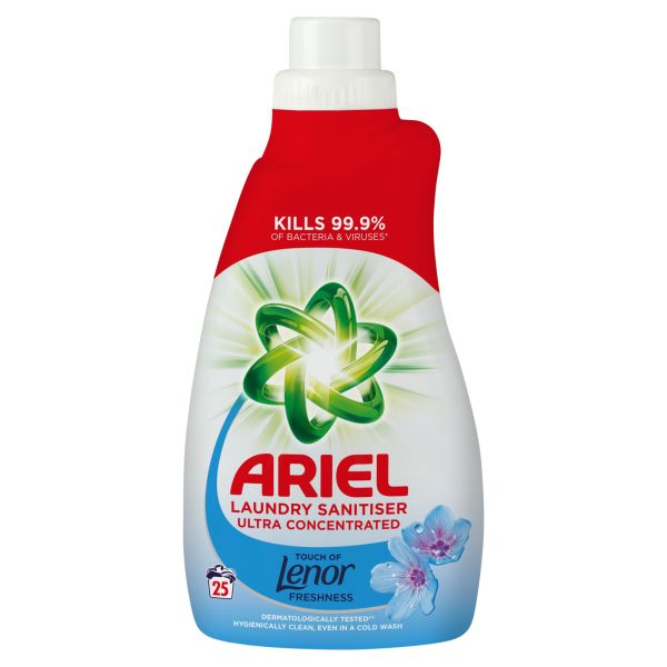 Концентрований засіб для прання  Ariel Concentrated Laundry Sanitiser with Lenor 1 л
