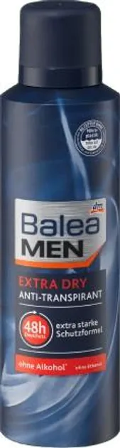 Чоловічий дезодорант Balea Extra Dry 0% Alkohol, 200 мл