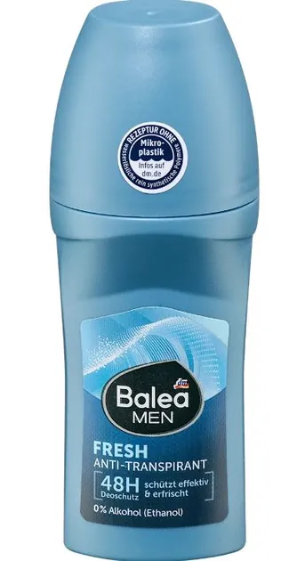 Чоловічий антиперспірант з ароматом свіжості Balea Men Anti-Transpirant Fresh , 50 мл