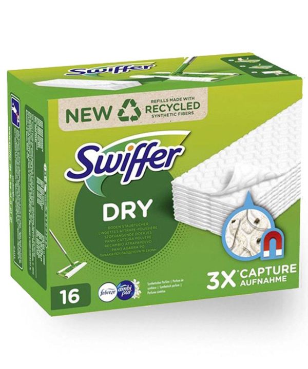 Змінні сухі серветки Swiffer Dry,  16 шт