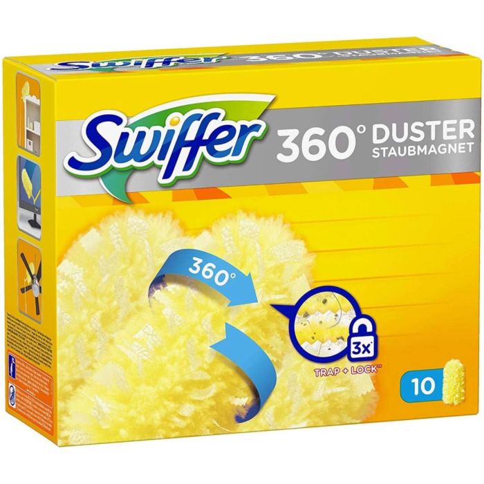 Сменные насадки для щетки-пыльника Swiffer 360° Duster, 10 шт