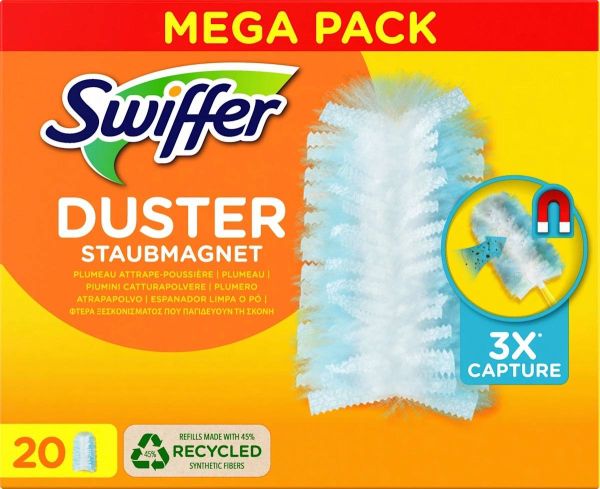 Змінні насадки для щітки-пиловика Swiffer Duster Mega Pack, 20 шт