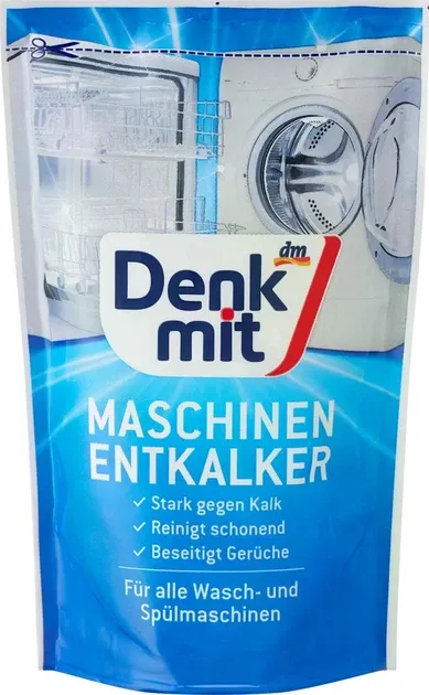 Засіб для видалення накипу Denkmit Maschinen-Entkalker 3 in 1 для пральних та посудомийних машин 175 г