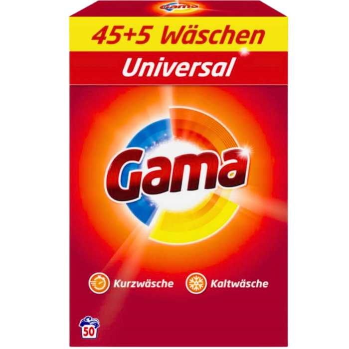 Стиральный порошок Gama 3 in 1 Universal 3 кг
