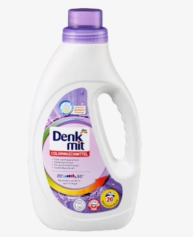 Гель Denkmit для прання кольорової білизни (Colorwaschmittel), 1,1л,  20 прань
