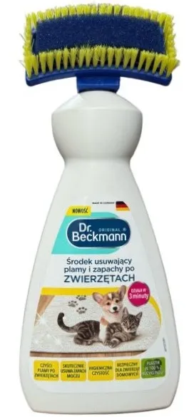 Засіб для видалення плям та запаху сечі тварин Dr. Beckmann зі щіткою 650 мл