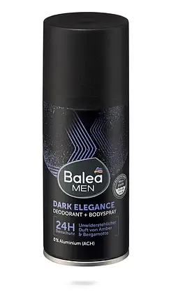 Дезодорант-спрей Balea MEN Deospray Dark Elegance, 150 мл