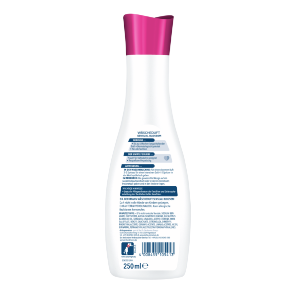Парфум для пральної та сушильної машини Dr. Beckmann Wäsche-Duft Sensual Blossom 250 мл