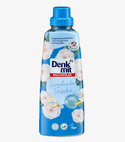 Концентрированный ополаскиватель Denkmit для белья Weichspüler Himmlische Frische, 40 Wl