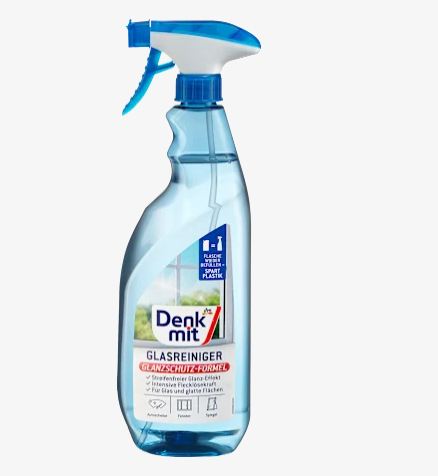Засіб для чищення вікон та дзеркал Denkmit Glasreiniger mit Glanzschutz-Formel, 1 л