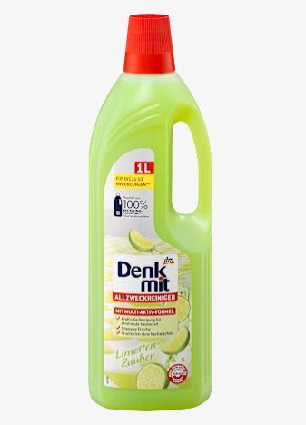 Універсальний миючий засіб Denkmit для всіх поверхонь і підлоги з ароматом лайму, 1 л