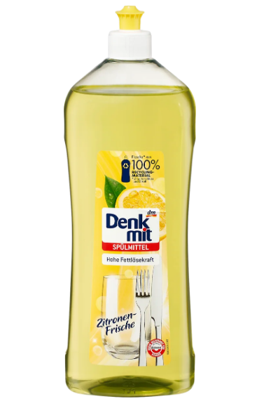 Засіб для миття посуду Denkmit Лимонна свіжість 1 л