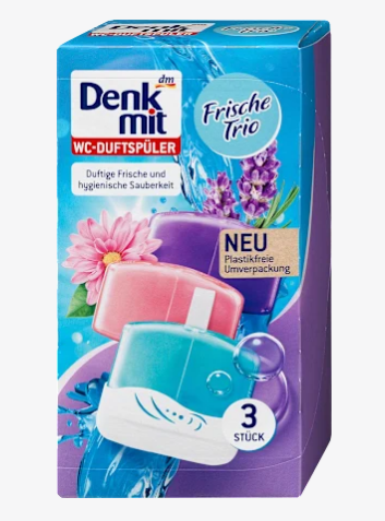 Туалетний блок Denkmit для унітазу Frische Trio, 3 шт