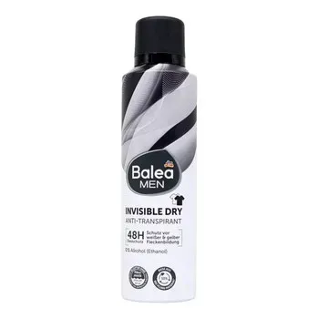 Чоловічий дезодорант 0% Alkohol Balea Men Invisible Dry, 200 мл