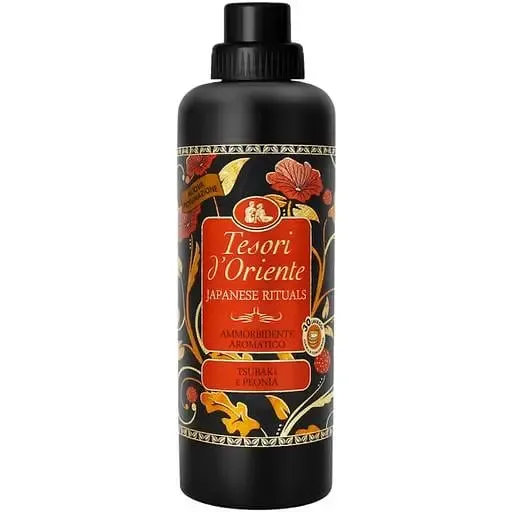 Парфумований кондиціонер для білизни Tesori d'Oriente Японські ритуали, олія цубакі та півонії, 760 мл