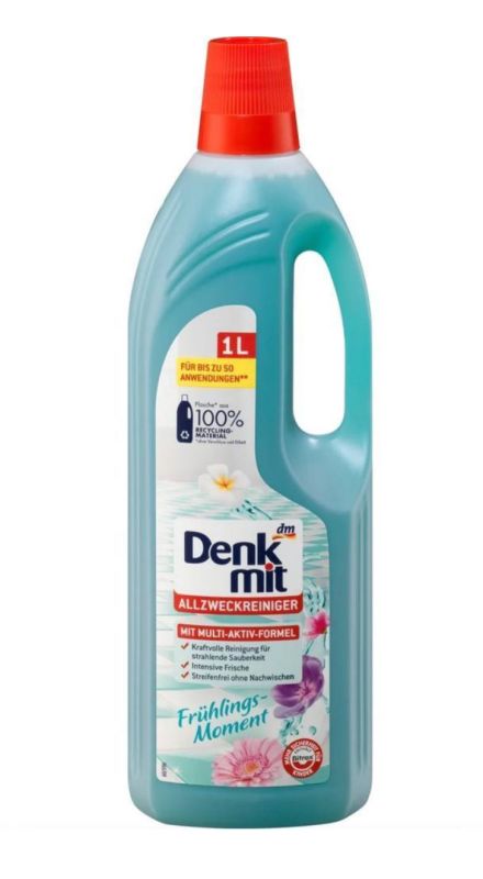 Засіб для миття підлоги Denkmit Spring Moment, Універсальний, Свіжий аромат, 1 L
